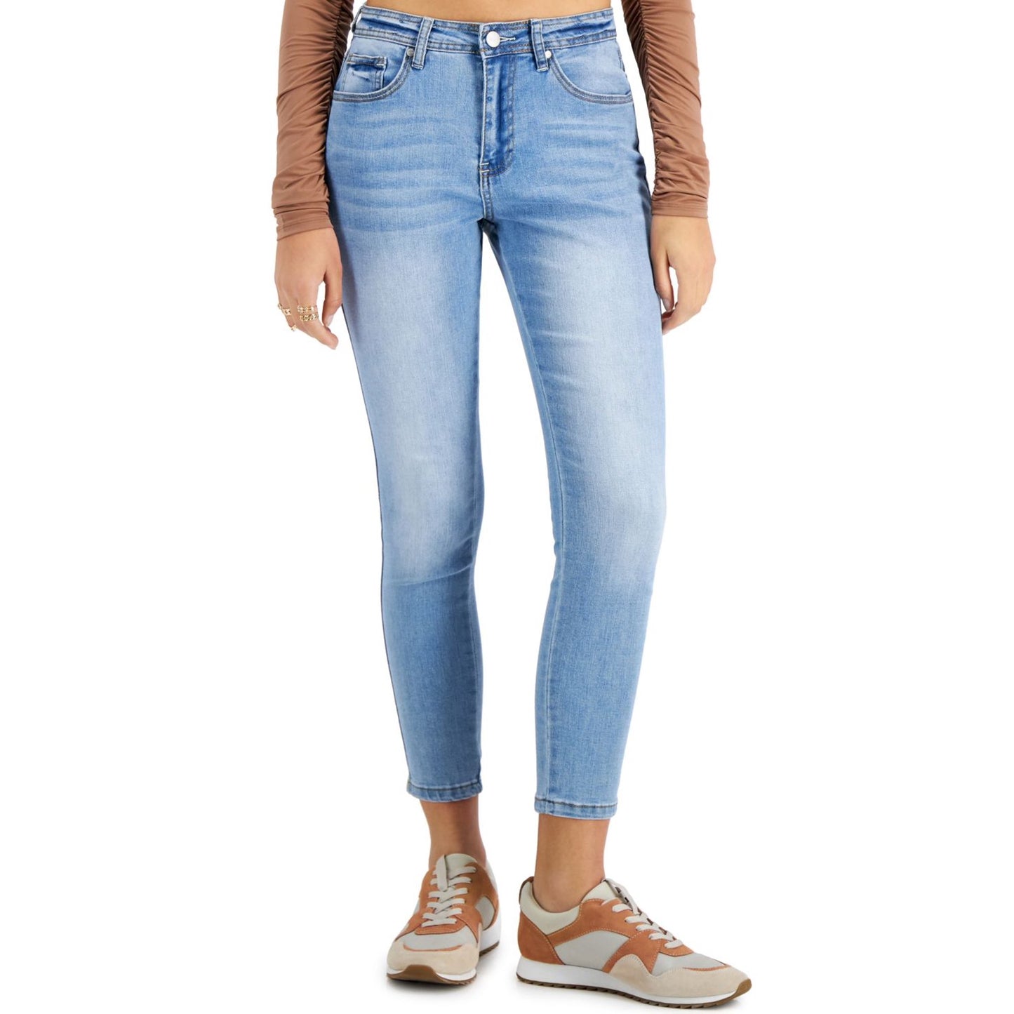 Indigo Saints Skinny Ankle Jeans
