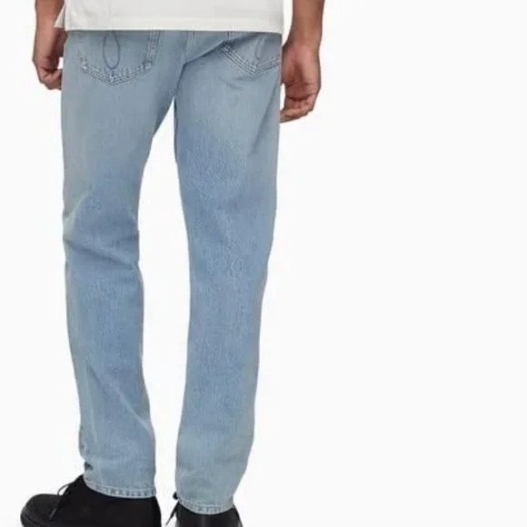 Calvin Klein Men's Slim-Straight Fit Stretch Jeans