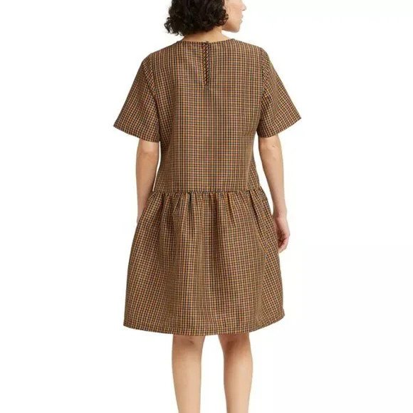 Levi's Raya Taffeta Plaid Dress
