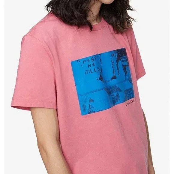 Calvin Klein Men's Building Cityscape Graphic Short Sleeve T-Shirt
